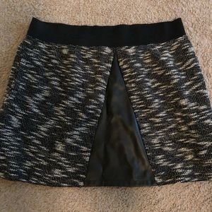 Cute leather blend skirt